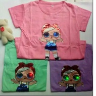 LOL LIGHT UP T-SHIRT, LED T-SHIRT, Lol girls' t-shirt with LED lights, 1 t-shirt/