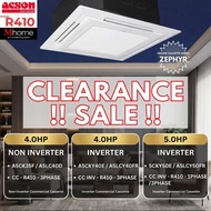 OFFER ACSON NON INVERTER/INVERTER CEILING CASSETTE R410 (4.0HP & 5.0HP)