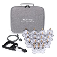 Cupping Set Professional Chinese Acupoint Cupping Therapy Sets Portable, Suction Hijama Cupping Set 