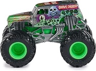 Monster Jam Grave Digger 1:64 Scale Die-Cast Monster Truck, Series 01 Collectible Vehicle by Spin Ma
