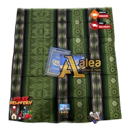 Sarung BHS Gold Classic motif Jacquard Songket Black Green Murah