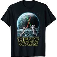 New hot men t shirt Meow Wars Cat Shirt Funny Gifts For Cats Lovers T-Shirt T-Shirt Funny Funny T Sh