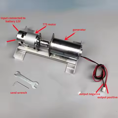 220V DC high voltage dc motor brushless generator set double bearing mute motor miniature DIY rechar