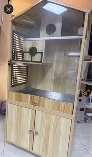 龍貓籠長60cm闊40cm高130cm連儲物櫃