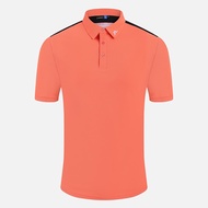 J.LINDEBERG golf short-sleeved T-shirt mens summer comfortable sports Polo shirt golf clothing mens quick-drying jersey #2301