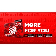 Hotlink New Prepaid Sim Unlimited Internet + Unlimited Hotspot RM40 only 