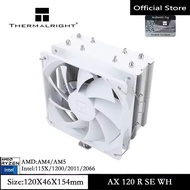 Thermalright AX120 RSE WHITE CPU Air Cooler 4 Heat pipes Chassis heat PC Radiator for AMD AM4/AM5 In