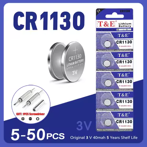 5PCS-50PCS 3V CR1130 Lithium Button Battery KL1130 BR1130 LM1130 DL1130 CR 1130 Coin Cell Watch Batt