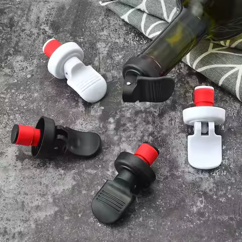 Press Beer Wine Stopper Vacuum Sealed Plug Wine Bottle Stopper Wine Saver Caps Barware Kitchen Tools