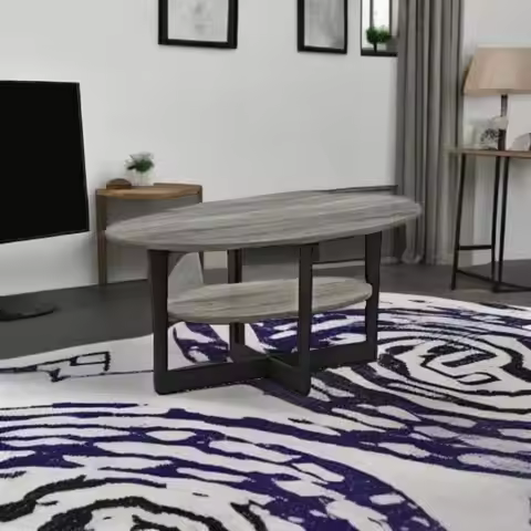 Table, 1Pack, French Oak Grey Black