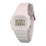 Casio Baby-G Digital Beige Pink Resin Strap Quartz BGD-565U-4 100M Womens Watch