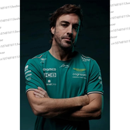 Aston Martin T-shirt Racing 3D Print T-Shirt Team Jersey 2025 Spanish Racers Fernando Alonso 14 Ast