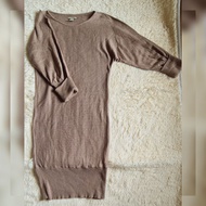 Brown Knitted Dress Et Cetera