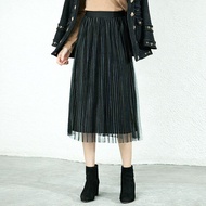 Syahrini Import Black Glitter Skirt