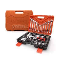 61pcs Heavy Duty Combination Socket Wrench Set Ratchet Spanner Tools Set Box Set Power Tool Car Moto