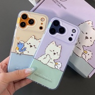 Creative ins Cute West Highland Dog Couple Phone Case OPPO A6X A6S Find X9s X8 A5 A3 Pro A78 A79