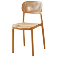 YiFeng เก้าอี้พลาสติกหวายเทียม เก้าอี้นั่งรับประทานอาหาร นั่งเล่น รุ่น F-815