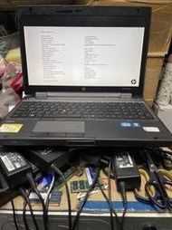 零件機HP惠普(NBC5龍)EliteBook 8560w 15.6吋 i7-2630QM筆記型電腦