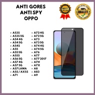 TEMPERED GLASS ANTI-SPY - OPPO A53S-A53S 5G-A54 4G-A54 5G-A54S-A55-A55 5G-A55S-A56 5G-A57 4G-A57 5G-