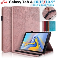 For Samsung Galaxy Tab A 10.1 2019 2016 TabA 10.5" inch 2018 Tablet Case 3D Tree PU Leather Stand Flip Cover SM-T510 SM-T515 SM-T590 SM-T595 T510 T515 T580 T585