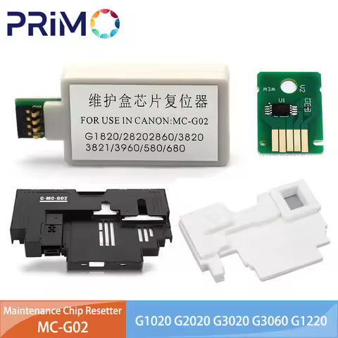 Ink Maintenance Cartridge Box Chip Resetter Sponge Pad for Canon G1020 G2020 G3020 G3060 G1220 G2160