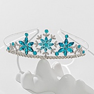 Girl Crystal Princess Crown Children's Hair Accessories Frozen Crown Girl Show Birthday Crown