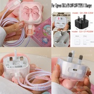 for UGREEN UKCA 20W 30W model CD137 cd127 square 3-pin Non-foldable plug PD Fast 25W QH-Z08  Cute ca