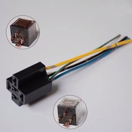 Relay socket car 5 pin relay socket 12V 24V (87/87A) relay socket connector horn relay lampu