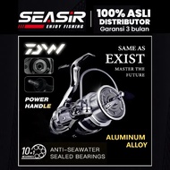 RYOBISEASIR DW EXIST Fishing Reel Power Handle x SEAHUNTER Spinning Fishing Reel SW Saltwater Metal 