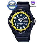 [Men] 100% ORIGINAL CASIO MRW-200HC-2BVDF Fashionable Diver Design,Day & Date Display Men Watch