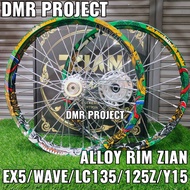 ALLOY RIM ZIAN 1.40X17 LC135/Y125Z/Y15/Y16 (REAR DISC) HUB ALLOY RIM ALLOY ZIAN SIAM EX5/LC135/125Z/