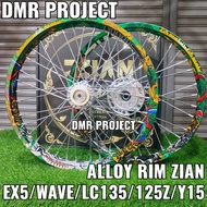 ALLOY RIM ZIAN 1.40X17 LC135/Y125Z/Y15/Y16 (REAR DISC) HUB ALLOY RIM ALLOY ZIAN SIAM EX5/LC135/125Z/Y15/SRL/LC5S/KRISS