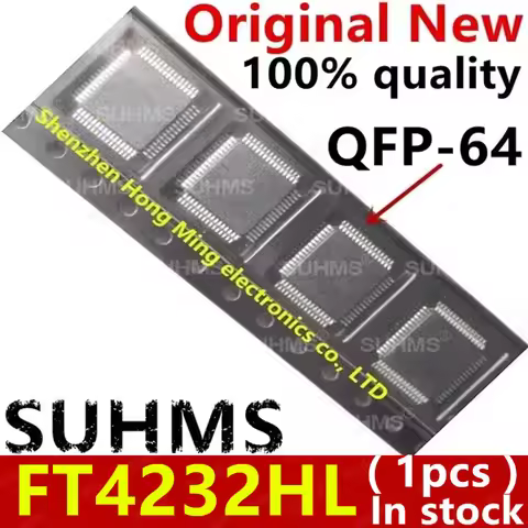 (1piece)100% New FT4232HL-REEL FT4232HL FT4232H FT4232 LQFP64