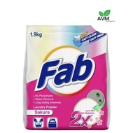 Fab Laundry Powder Detergent Sakura 1.9kg