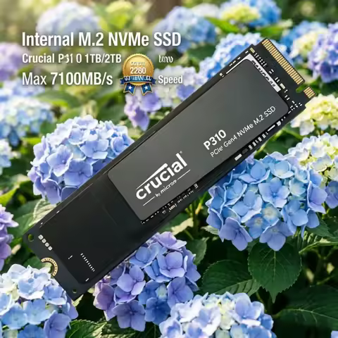 2280 M.2 NVMe PCIe 4.0 Internal SSD Crucial P310 1TB/2TB, 3D NAND Flash Transfer Speed up to 7100MB/