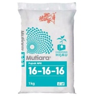 NPK FERTILIZER MUTIARA 16 - 16 - 16 Repack Packaging 25gr Original Original Product NPk Fertilizer