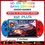 X12  game console portable double-rocker 7-inch high-definition large-screen PSP handheld game conso
