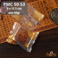 Pmc 50-53 Plastic Mooncake Gold Pia Nastar Mochi Snowskin Moon Cake