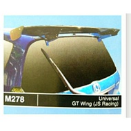 JS RACING M278 GT Wing TOP spoiler bodykit Perodua Myvi Alza Viva Honda City Jazz Nissan Livina Univ