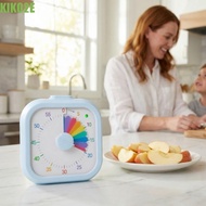 KIKO2E Countdown Timer Clock, Portable Multifunctional Visual Timer, Desk Timer Rainbow Display 60 M