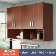 【OnHand】 Hanging Cabinet Wooden Wall Cabinet Hanging  Kitchen Storage Cabinet Wall Cabinets For Kitc