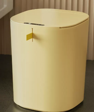 家用智能感應垃圾桶(霞多麗黃-電池款)(尺寸:21L-23*23*36CM)#N164_016_236