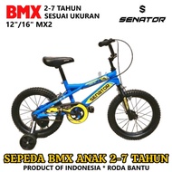 16" Senator MX2 BMX 4-7 Tahun Steel Caliper Sepeda Anak Laki-Laki