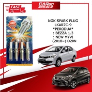 Perodua Bezza 1.3 , New Myvi 2018~ D20N (LKAR7C-9) NGK Original Spark Plug Set