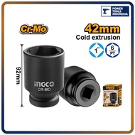 1" DR Impact Socket (42mm Cr-Mo) INGCO HHIS0142L Inch Shock Socket