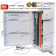 Smart POE Switch Full GIGABIT 12 Port, 8 Port POE + 2 * UpLink + 2 * SFP, Weatherproof Indoor Outdoo