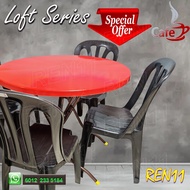 Restoran Furniture , Plastic Chair ,3v Grad A Plastic, 4+1 - 3ft Dining Table with 4 chair(5 pcs) - 