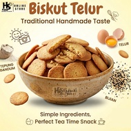 Makanan Ready To Eat Halal 零食 Biskut Timbang Biskut Telur Biscuit Soft Cookies Snack Shopee Choice L