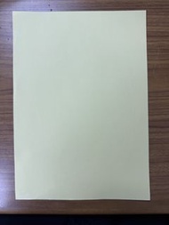 (文具) 80gsm黃色A4紙 (100張)