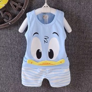 BABY DUCK CLOTHES SET biru DONALD DUCK CHILDREN'S CLOTHES/